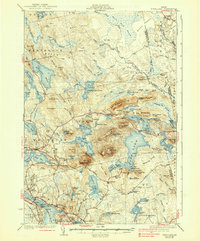 Download a high-resolution, GPS-compatible USGS topo map for Tunk Lake, ME (1939 edition)