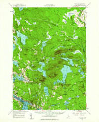 Download a high-resolution, GPS-compatible USGS topo map for Tunk Lake, ME (1963 edition)