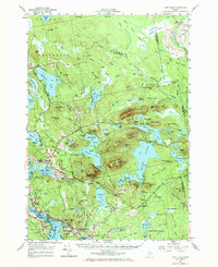 Download a high-resolution, GPS-compatible USGS topo map for Tunk Lake, ME (1972 edition)