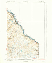 preview thumbnail of historical topo map of Aroostook County, ME in 1934