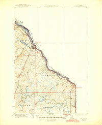Download a high-resolution, GPS-compatible USGS topo map for Van Buren, ME (1945 edition)
