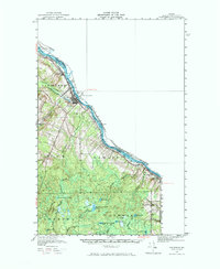 Download a high-resolution, GPS-compatible USGS topo map for Van Buren, ME (1970 edition)
