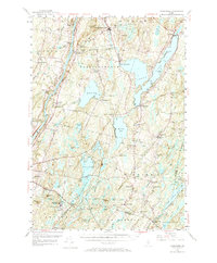 preview thumbnail of historical topo map of Kennebec County, ME in 1956