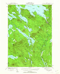 Download a high-resolution, GPS-compatible USGS topo map for Wabassus Lake, ME (1962 edition)