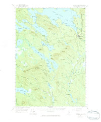 Download a high-resolution, GPS-compatible USGS topo map for Wabassus Lake, ME (1984 edition)