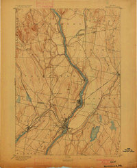 Download a high-resolution, GPS-compatible USGS topo map for Waterville, ME (1900 edition)