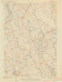 preview thumbnail of historical topo map of Washington County, ME in 1943
