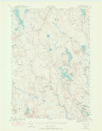 Download a high-resolution, GPS-compatible USGS topo map for Wesley, ME (1968 edition)