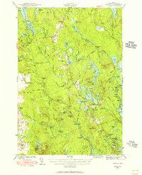 Download a high-resolution, GPS-compatible USGS topo map for Wesley, ME (1956 edition)