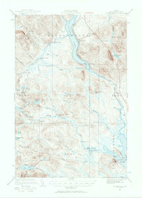 preview thumbnail of historical topo map of Aroostook County, ME in 1928