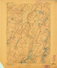 preview thumbnail of historical topo map of Lincoln County, ME in 1893