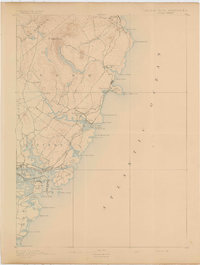 1893 Map of Cape Neddick, ME