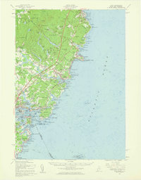 Download a high-resolution, GPS-compatible USGS topo map for York, ME (1960 edition)