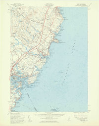 Download a high-resolution, GPS-compatible USGS topo map for York, ME (1960 edition)