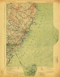 1920 Map of Cape Neddick, ME, 1925 Print
