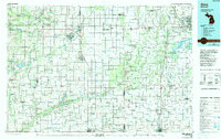 Download a high-resolution, GPS-compatible USGS topo map for Alma, MI (1991 edition)