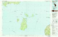 Download a high-resolution, GPS-compatible USGS topo map for Beaver Island, MI (1989 edition)
