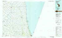 1984 Map of Croswell, 1985 Print