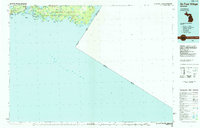 Download a high-resolution, GPS-compatible USGS topo map for De Tour Village, MI (1985 edition)