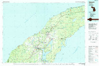 Download a high-resolution, GPS-compatible USGS topo map for Hancock, MI (1985 edition)