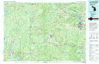 preview thumbnail of historical topo map of Iron Mountain, MI in 1991