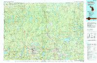 Download a high-resolution, GPS-compatible USGS topo map for Iron River, MI (1990 edition)