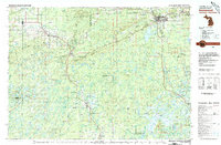 preview thumbnail of historical topo map of Ironwood, MI in 1980