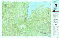 Download a high-resolution, GPS-compatible USGS topo map for LAnse, MI (1991 edition)