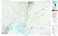Download a high-resolution, GPS-compatible USGS topo map for Lake St Clair North, MI (1981 edition)