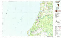 Download a high-resolution, GPS-compatible USGS topo map for Manistee, MI (1983 edition)
