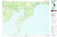 Download a high-resolution, GPS-compatible USGS topo map for Manistique, MI (1983 edition)