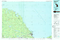 preview thumbnail of historical topo map of Marquette, MI in 1985