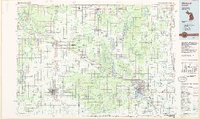 Download a high-resolution, GPS-compatible USGS topo map for Midland, MI (1985 edition)
