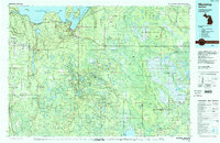 Download a high-resolution, GPS-compatible USGS topo map for Munising, MI (1983 edition)