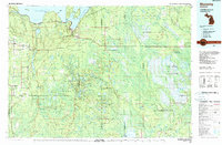 Download a high-resolution, GPS-compatible USGS topo map for Munising, MI (1983 edition)