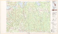 preview thumbnail of historical topo map of Petoskey, MI in 1982