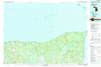 preview thumbnail of historical topo map of Luce County, MI in 1985