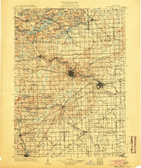 1904 Map of Ann Arbor