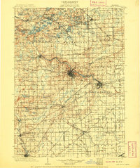 1908 Map of Ann Arbor