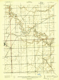 preview thumbnail of historical topo map of St. Clair County, MI in 1939