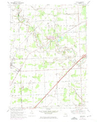 Download a high-resolution, GPS-compatible USGS topo map for Adair, MI (1974 edition)