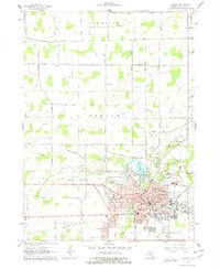 preview thumbnail of historical topo map of Adrian, MI in 1962