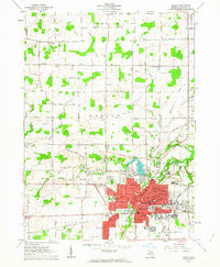 Download a high-resolution, GPS-compatible USGS topo map for Adrian, MI (1963 edition)