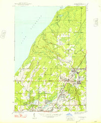 preview thumbnail of historical topo map of Ahmeek, MI in 1947
