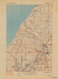 preview thumbnail of historical topo map of Ahmeek, MI in 1947