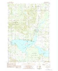 Download a high-resolution, GPS-compatible USGS topo map for Alanson, MI (1984 edition)