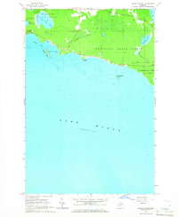 Download a high-resolution, GPS-compatible USGS topo map for Albany Island, MI (1965 edition)
