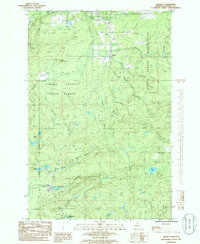 Download a high-resolution, GPS-compatible USGS topo map for Alberta, MI (1986 edition)