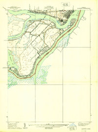 1939 Map of Algonac