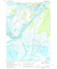 Download a high-resolution, GPS-compatible USGS topo map for Algonac, MI (1974 edition)